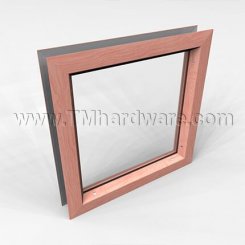 Activar Vision Lite VWL, Wood Veneer Frame, For 1-3/4" Doors, For 3/16" to 1/4" Glass, up to 5' x 6'-5"