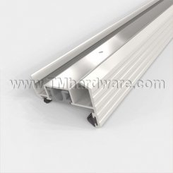 Pemko #3493 Meeting Stile, Aluminum, Locking Slide Bolt with Double Seal, In-swing Doors