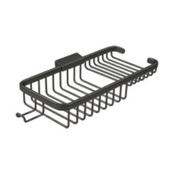 Deltana Wire Basket, Rectangular Deep & Shallow With Hook Oil-Rubbed Bronze (US10B) Finished