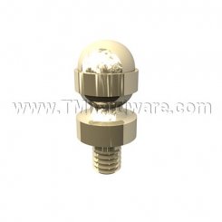 Deltana, Acorn Tip, Cabinet Finial, Solid Brass