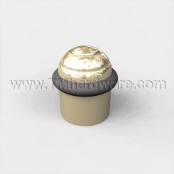 Deltana Round Universal Floor Bumper With Dome Cap, 1-5/8" Tall