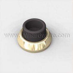Deltana Flush Mount Concave Bumper, 1-7/8" Diameter