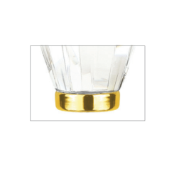 Emtek 86562 Juneau Crystal Knob- Polished Brass