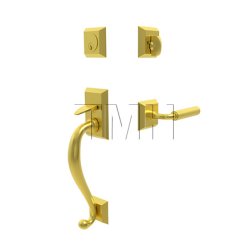Emtek 4413MNG Franklin Entry Set with Manning Lever (US4)