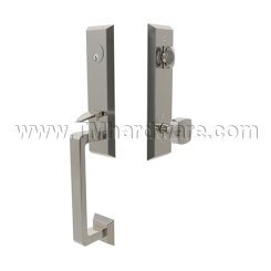 Emtek 4717FRK Entry Set in Polished Nickel Finish (US14)