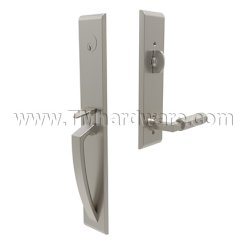 Emtek 4816LSFA Entry Set in Satin Nickel Finish (US15)