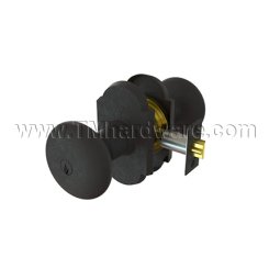 Emtek 5104WC Key In Knob #1 Rosette w/ Winchester Knob, Entry FB