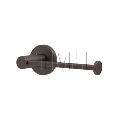 Emtek 2804 Modern Brass Paper Holder with Brass Disk Rosette (US10B)
