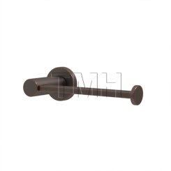Emtek 2804 Modern Brass Paper Holder with Brass Small Disc Rosette (US10B)