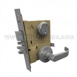 Hager 3800S Series Grade 1 Mortise Sectional Lockset, Zinc Base