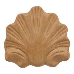 Hafele Wooden Onlay, 3-1/4" X 2-15/16" (W X H), Cherry finish