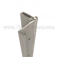 Hager 790-906 Continuous Hinge, Half Mortised With Edge Guard