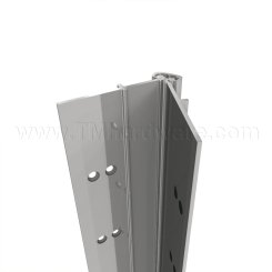 Ives 040XY Full Mortised Continuous Hinge, Flush Mounted, Wide Throw