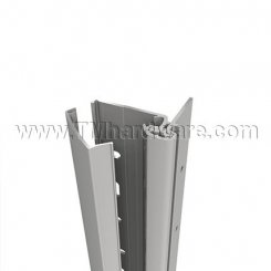 Ives 045XY Adjustable, Half Surface Continuous Hinge - Narrow Frame Leaf, Wide Door Leaf