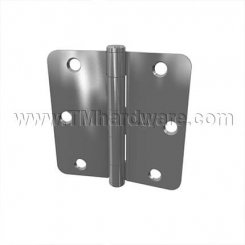 Ives 1012RP, Residential Steel Hinge, Plain Bearing, Full Mortised, 1/4" Radius, 3.5" x 3.5" - PACK OF 3