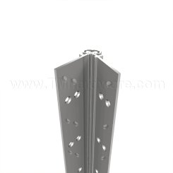 Ives 112XY Full Mortised Continuous Hinge, Narrow Frame Leaf, Narrow Door Leaf