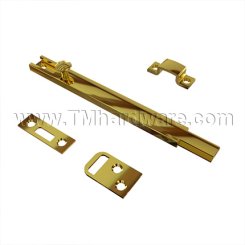 Ives 40 Decorative Surface Bolt in Polished Brass Finish (US3) - 3"
