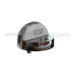Ives FS438 Dome Stop, For Doors With Threshold or Undercut Doors, Satin Chrome (US26D) Finished