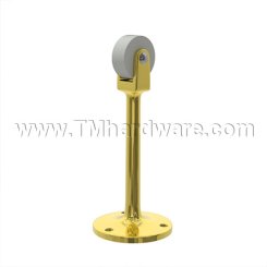 Ives RB471 Roller Bumper- Polished Brass