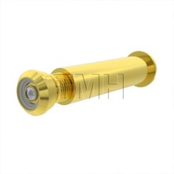 Ives U701 One-Way Narrow Viewer in Satin Brass Finish (US4)