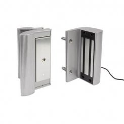 Locinox Gate Lock MAG, Electromagnetic Lock with Integrated Push / Pull Handles