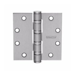 McKinney MacPro Hinge Ball Bearing, 5 Knuckle, Heavy Weight, Full Mortised Satin Chrome (US26D) Finished
