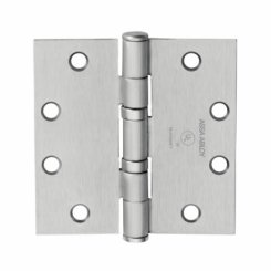 McKinney Standard Hinge Ball Bearing, 5 knuckles, Full Mortised Satin Chrome (US26D) Finished