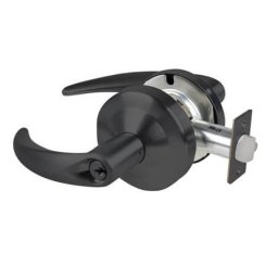 Schlage Omega Door Handle, Vandlgard, ND Series, Vandlgard Entrance/Office Lock, Flat Black