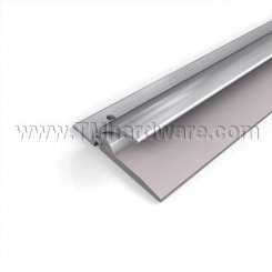 NGP 1015V Door Sweep, 1.1875" Aluminum Casing with Rain Drip and .3125" Vinyl Seal