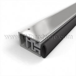 NGP 1038N Door Gasket, 1.25" Aluminum Casing with Adjustable .25" Neoprene Bulb Seal