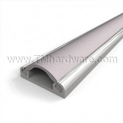 NGP 12V Door Shoe Sweep, Aluminum Track with .5" Vinyl Seal