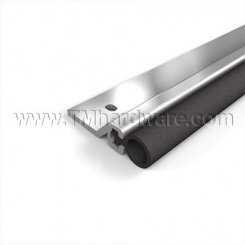 NGP 129N Door Gasket, .875" Aluminum or Stainless Steel Casing with .3125" Neoprene Bulb Seal