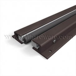 NGP 140S (SET) Meeting Stile, 1.0625" Aluminum Casing with Spring Adjustable .5" Silicone Seal