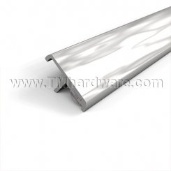 NGP 158N Overlapping Meeting Stile for Beveled Edge Doors, 1.375" Aluminum 'T' Shaped Casing with NGP-TPV Seal