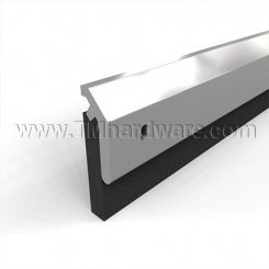 NGP 202 Door Sweep, 1.0625" Aluminum Casing with .625" Neoprene Seal
