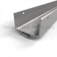 NGP 6V Door Shoe Sweep, U Shaped Aluminum Casing with .5" Vinyl Seal