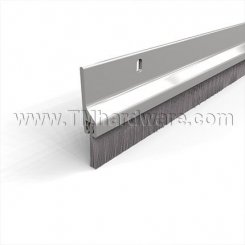 NGP 9600 Door Sweep and Perimeter Gasket, .875" Aluminum Casing with .5" Premium Grade Nylon Brush Seal