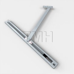 Norton Checkmate 6 Series, Concealed, Low Profile, Electromechanical Closer, Stop, Aluminum Painted