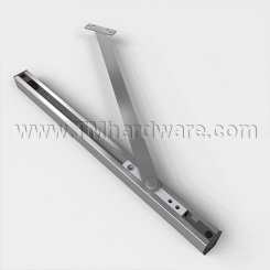 Norton Checkmate 5 Series, Concealed, Heavy Duty Electromechanical Closer, Hold Open, Aluminum Painted Finish