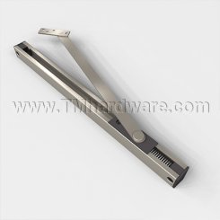 Norton Checkmate 9 Series, Surface, Heavy Duty, Stop And Holder, Hold Open, Satin Stainless Steel Finish