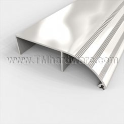 Pemko #2053 Half Threshold, 4" (W) Aluminum for Residential Application, 1" (H)