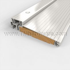 Pemko #74518 Adjustable Height Threshold, All-Aluminum Upper, 1.125” H. 4.56" W