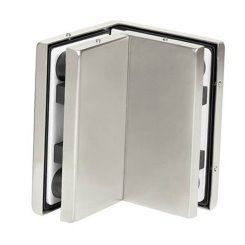 Assa Abloy PFA-90 Glass Sidelite Angle Patch, Clear Anodized Aluminum (US28) Finish