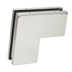 Assa Abloy PFT-60 Glass Sidelite Transom Patch With Blank And Stop Tab, Clear Anodized Aluminum (US28) Finish
