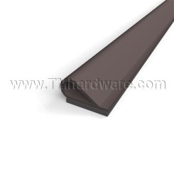Pemko #HSS2000xS88 Adhesive Weatherstrip, 1/2" Wide Silicone and Intumescent Bulb