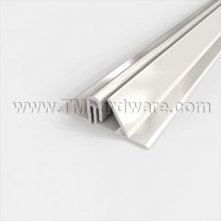 Pemko #347-68 Door Top Weatherstrip, Interlocking Aluminum and Silicone Seal with Rain Drip Door Header
