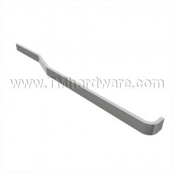 Rockwood 19 Bent Push Bar Without Base Plate, 24" - 36"