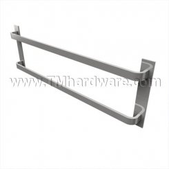 Rockwood 33, 34 Two Push Bars With Base Plates, 24" - 36" CTC