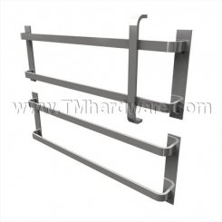 Rockwood 35, 36 Set of Mounted Pull on Push Bars and Two Push Bars With Base Plates, Push Bar up to 36"