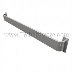 Rockwood 43 Wide Push Bar With Base Plates, 24" - 36"